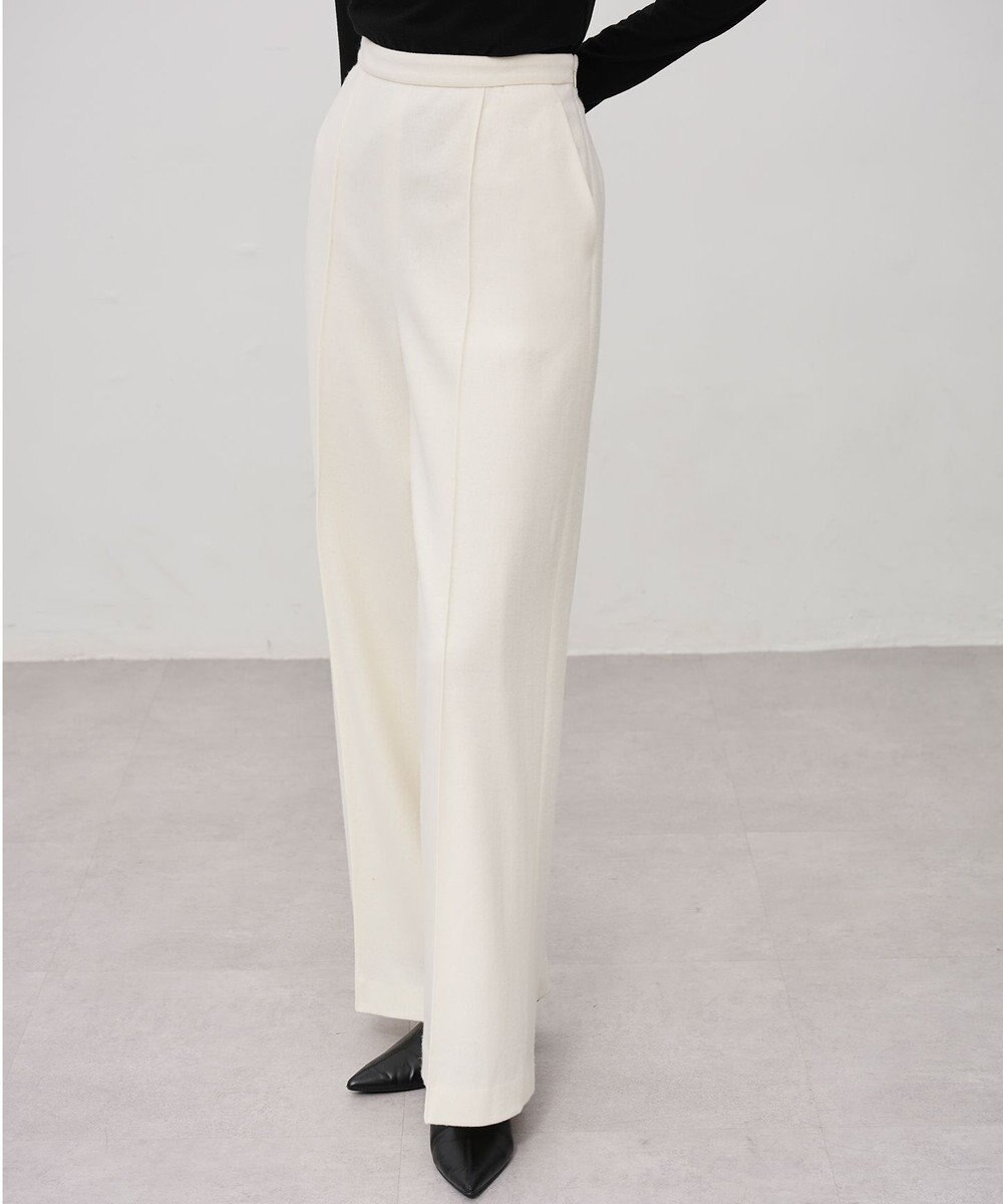 uncrave コンプレストウール ストレートパンツ 