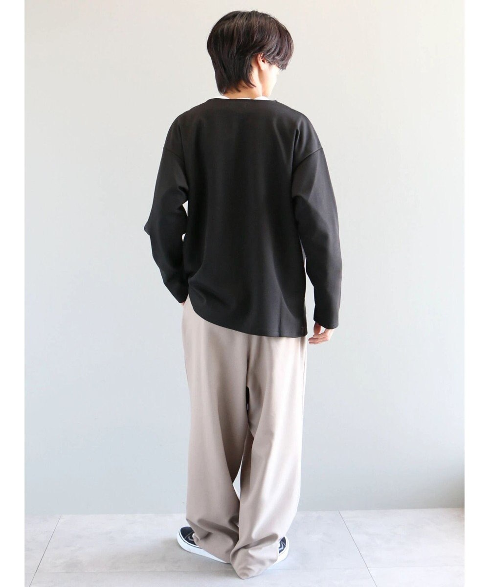 CRAFT STANDARD BOUTIQUE 強撚ポンチラウンドヘムカーディガン 