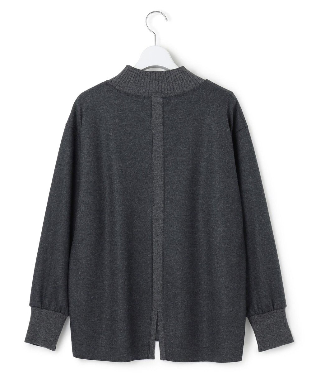 23区 S 【洗える】ウールミルドジャージー リブデザイン カットソー 