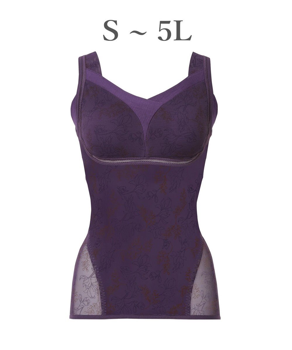 BRADELIS New York 【Yukine inc. 】ゆきねえモアソフト快適フルカップブラキャミ25 接触冷感 速乾 快適補整 ノンワイヤー ブラトップ カップ付きインナー 