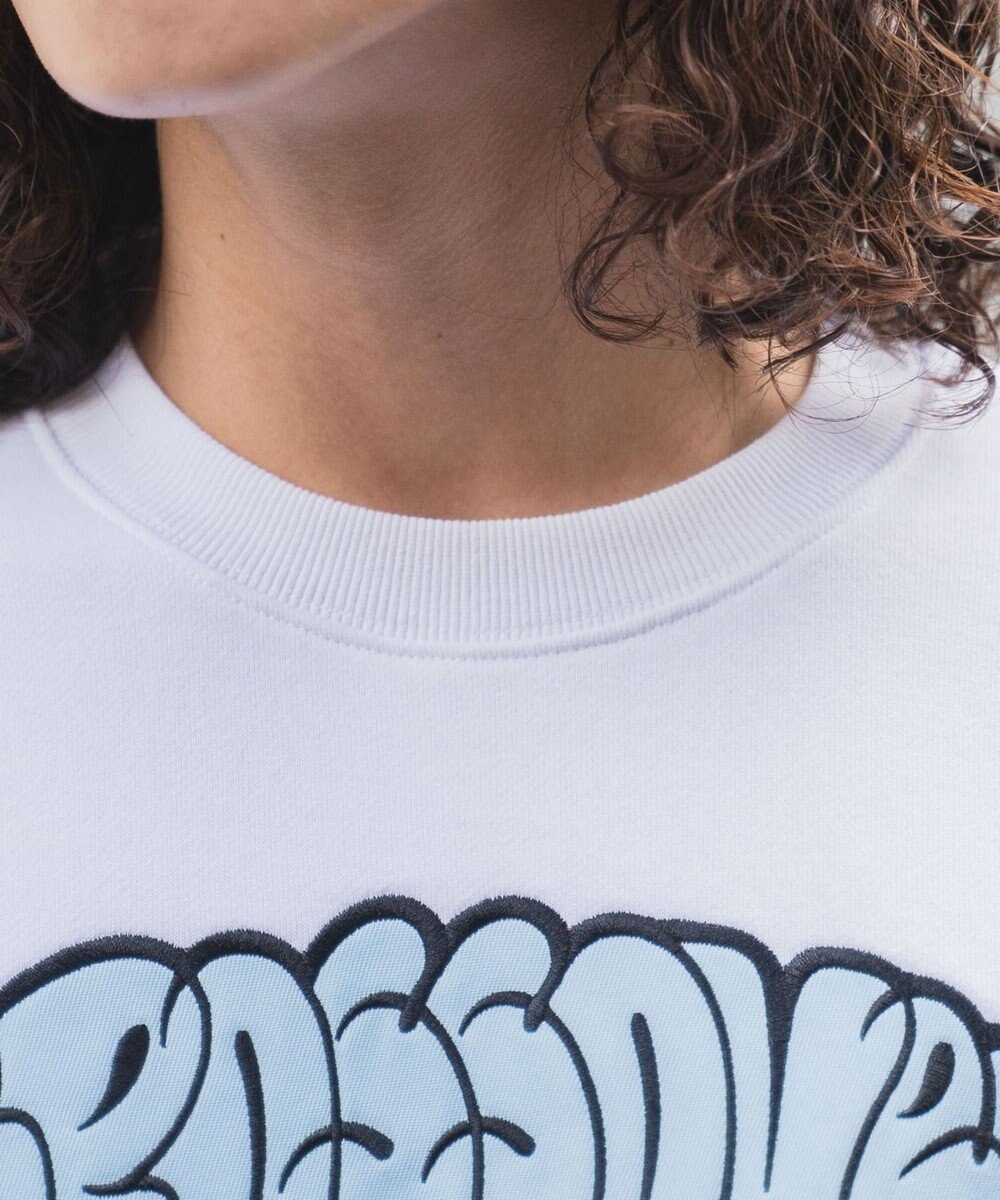 WEGO ヘビーウエイト刺繍グラフィックプルオーバー 