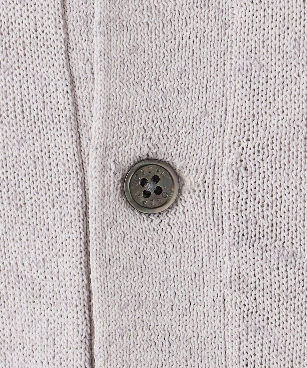 JOSEPH HOMME リネンナイロンプレーン　半袖ヘンリーネックニット 