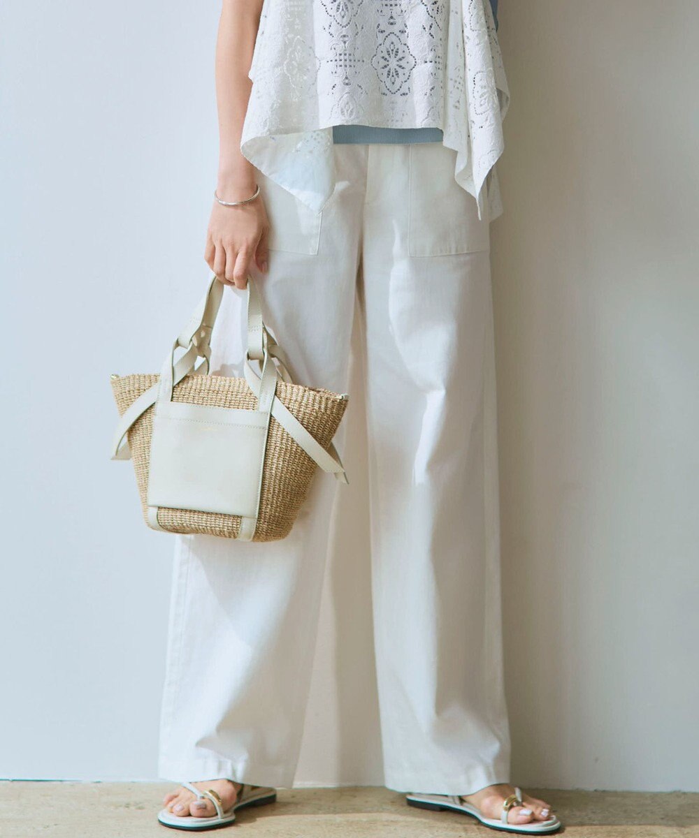 23区 S 【CanCam掲載】スラブツイルストレッチ ベイカーパンツ 