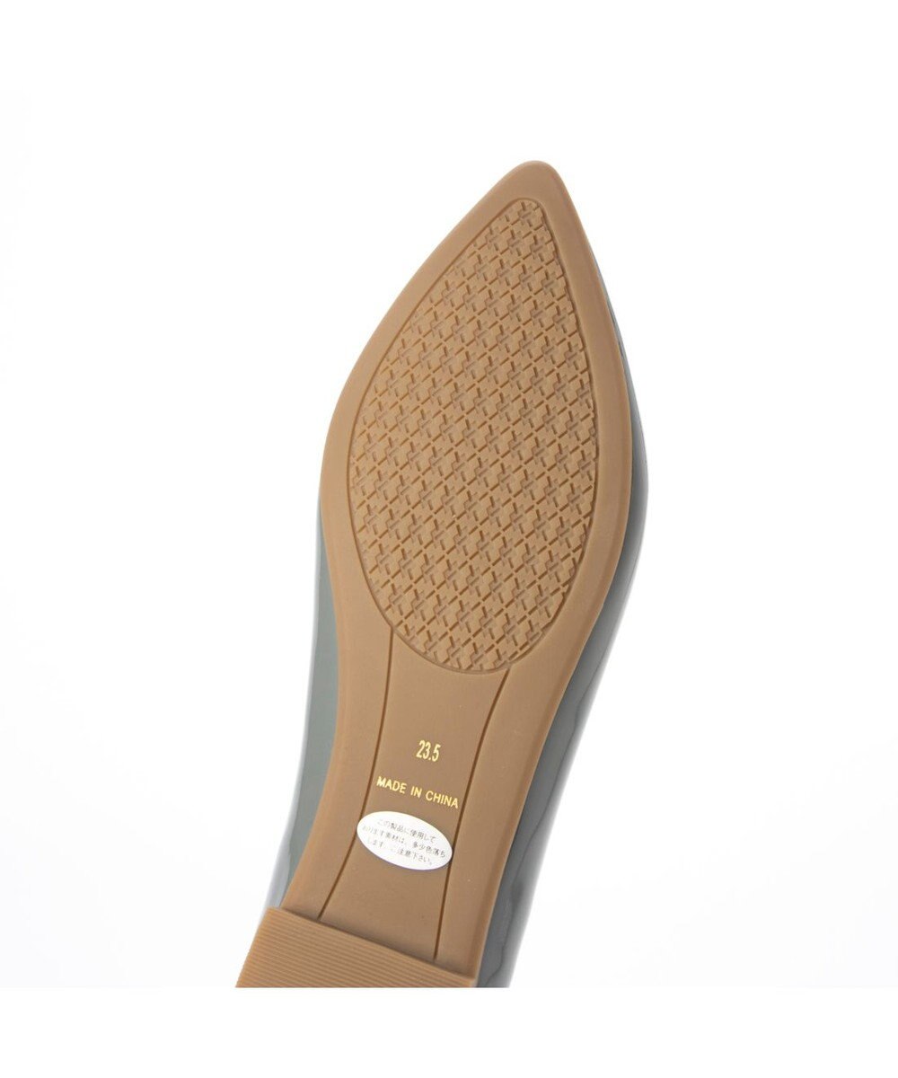 MODE ET JACOMO <carino>【レイン対応】エナメルプレーンパンプス 