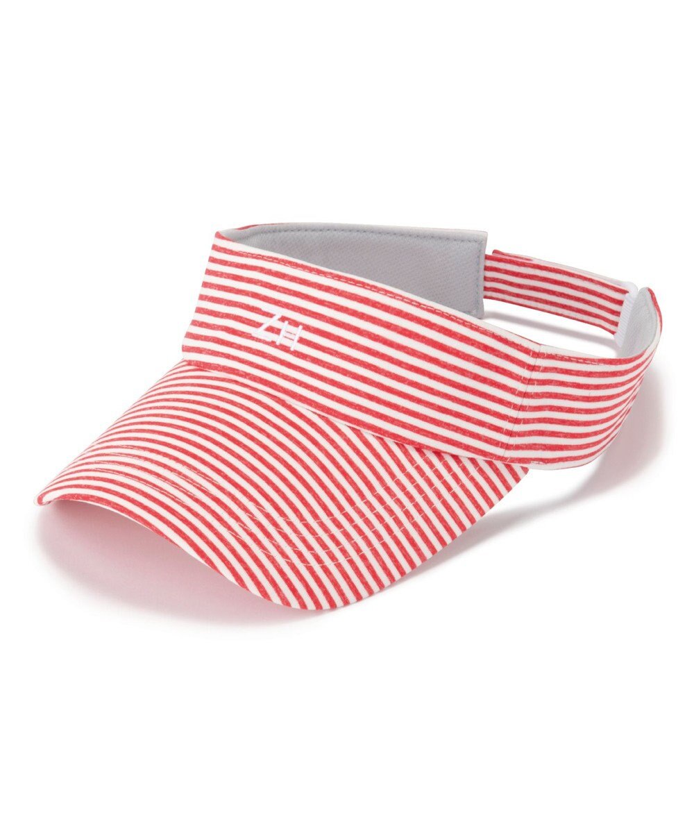 ZERO HALLIBURTON 【雑誌掲載】メランジ ボーダー サンバイザー 82563 