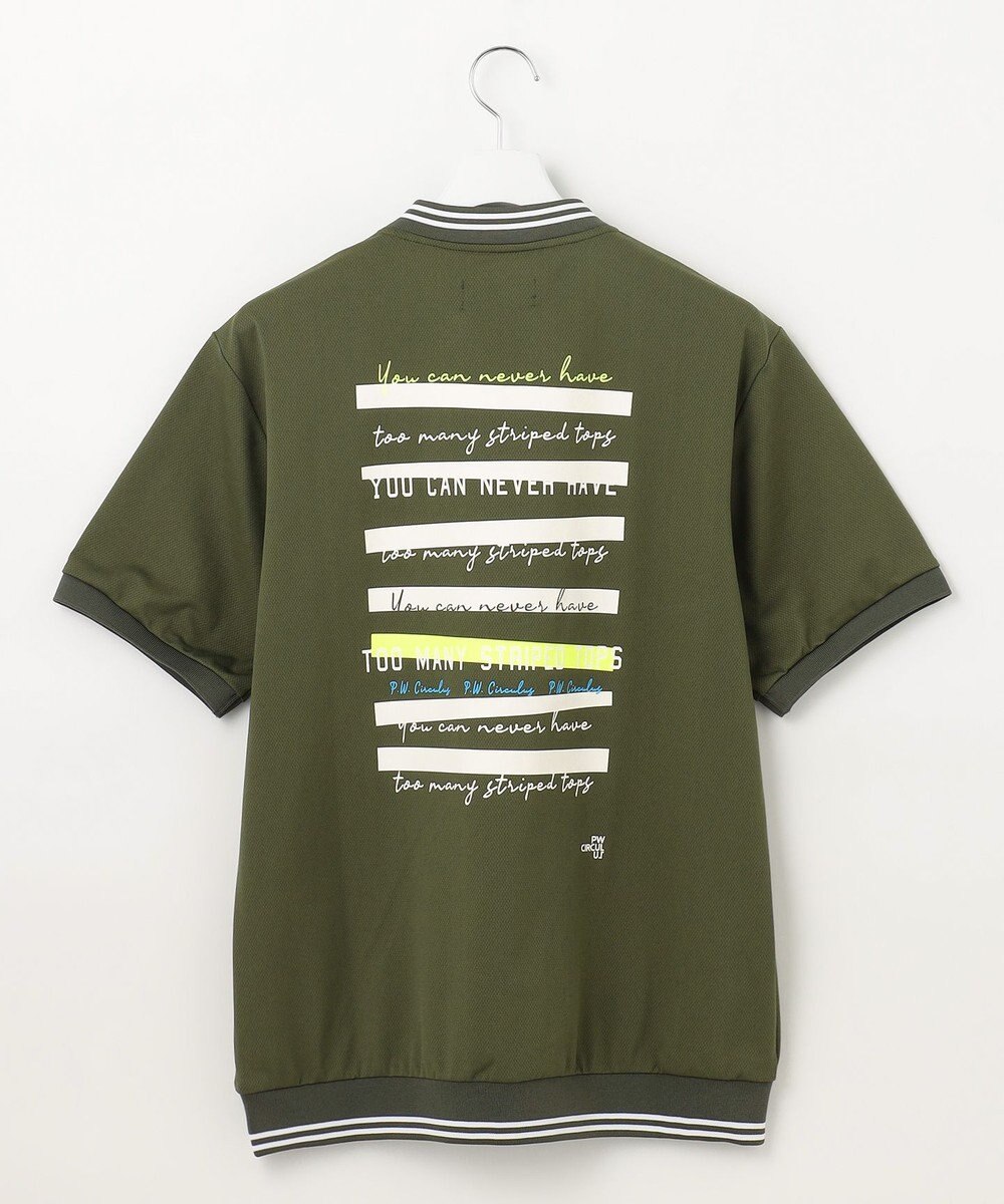 PW CIRCULUS 【MEN】ベースボールカラーポロシャツ 