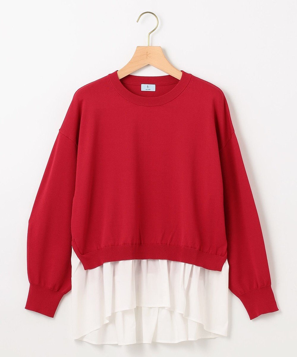 組曲 ストレッチクリアドッキング ニットプルオーバー 