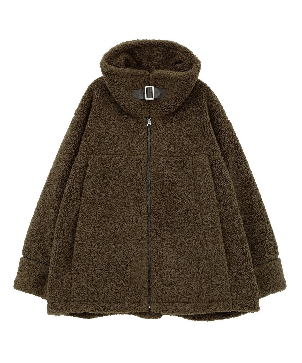 earth music&ecology ボアZIPブルゾン 