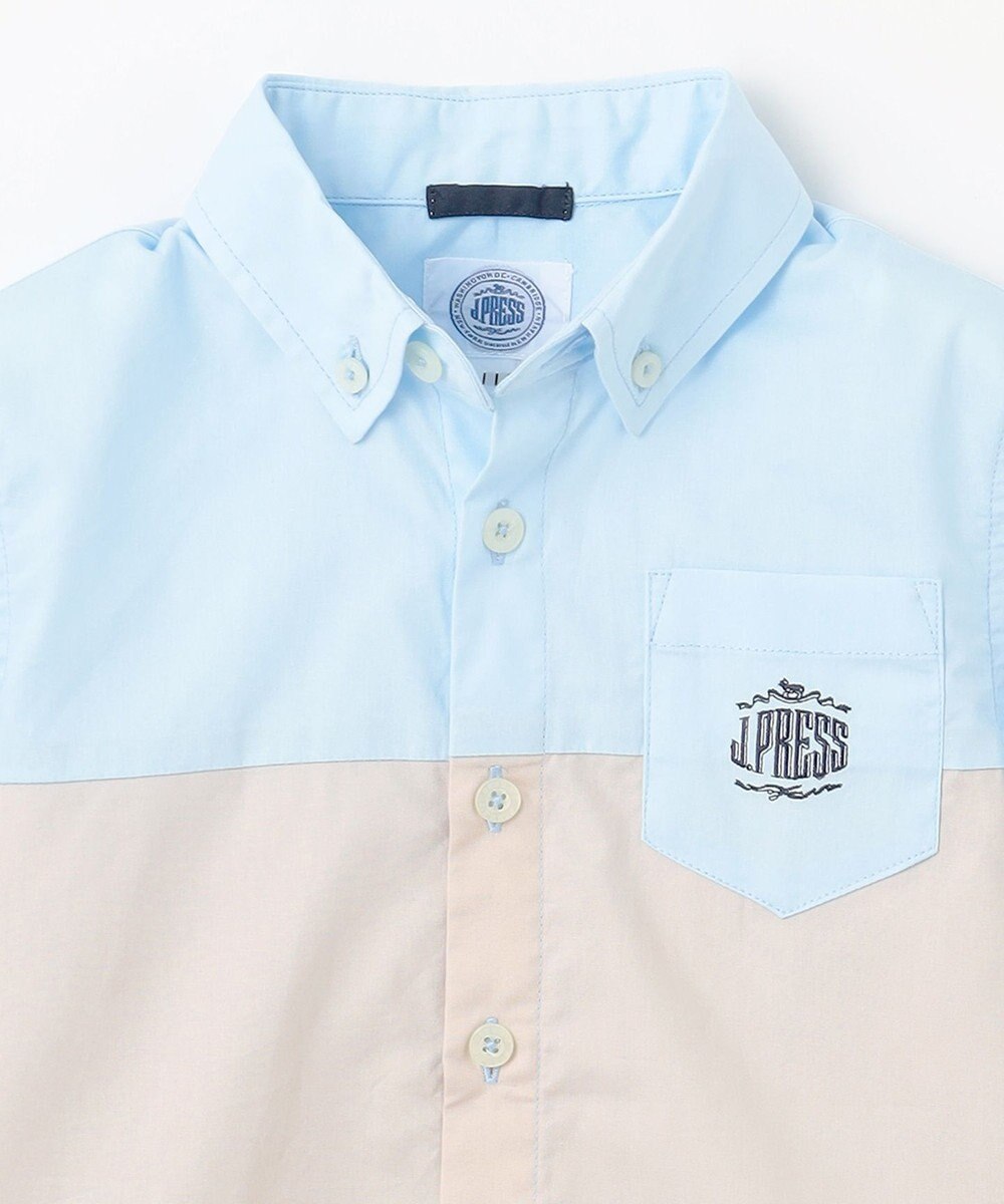 J.PRESS KIDS 【110-130cm】カラーブロック シャツ 