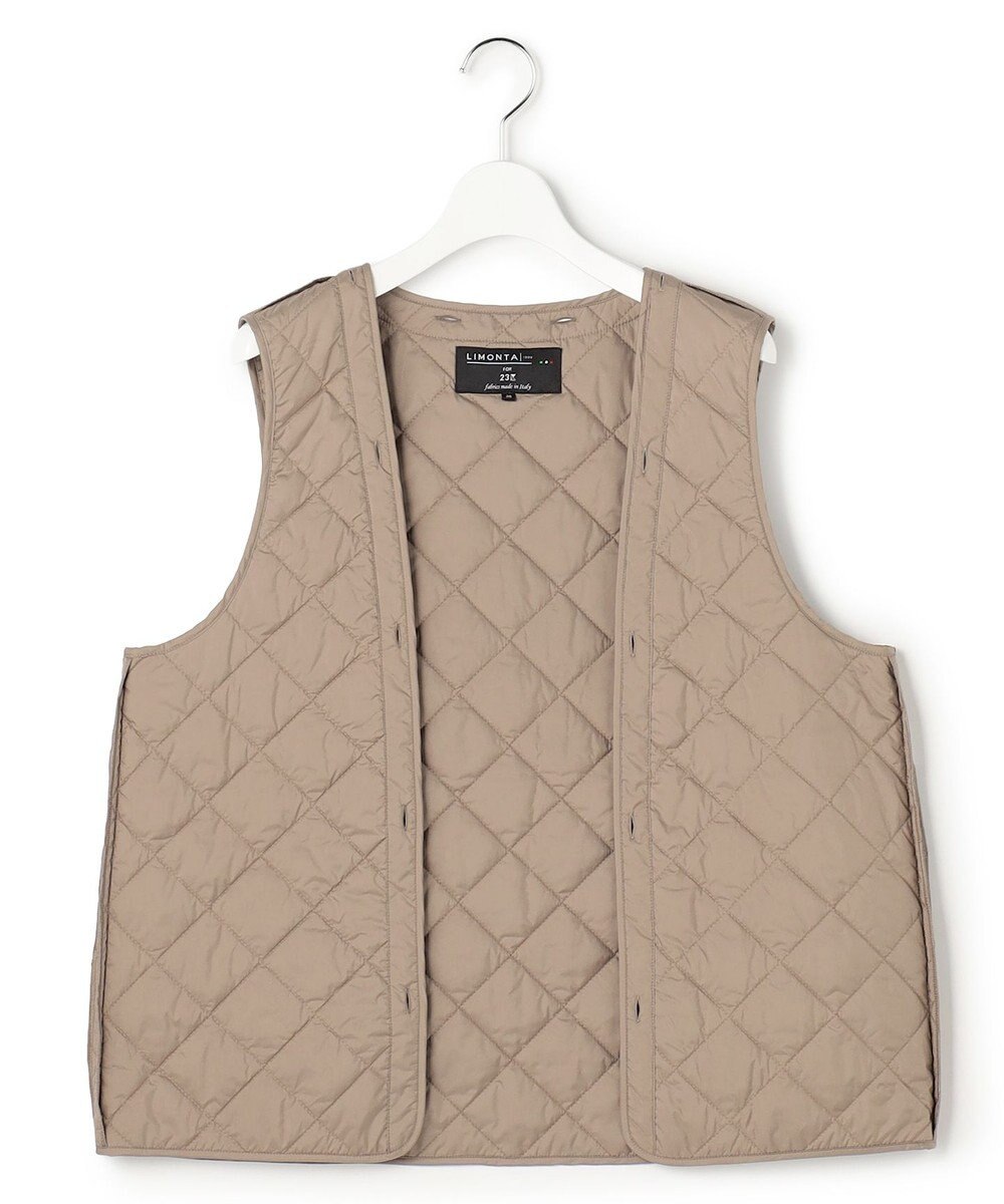 23区 【先行予約】LIMONTAハイカウントメモリータフタ ライナー付き アウター 