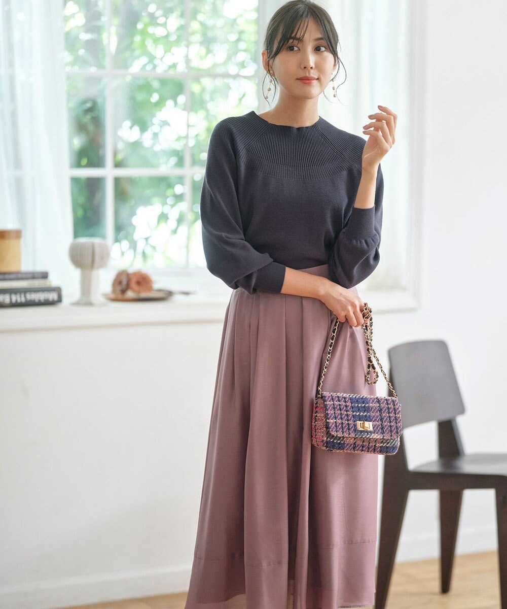 ANY SIS 【洗える】ショート丈 プルオーバー 