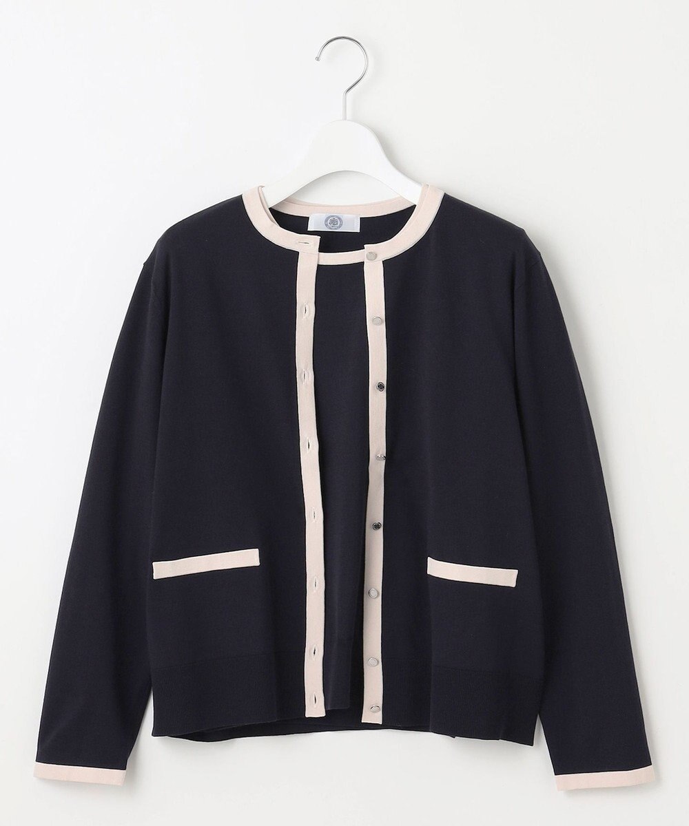 J.PRESS LADIES L 【洗える・ニットセット】TRIM TWIN ニット 