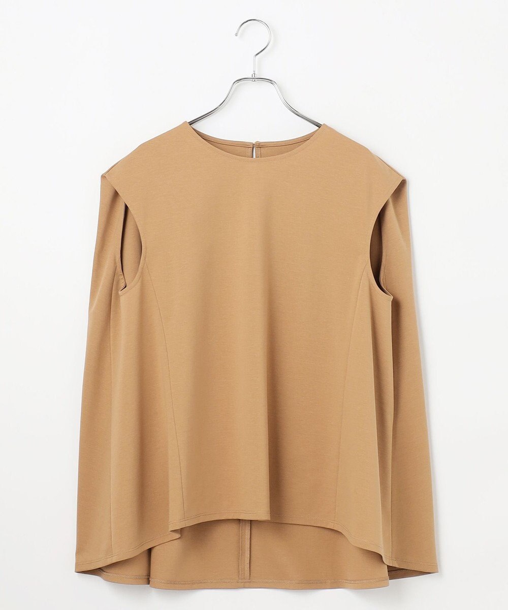 #Newans 【洗える】スクエアシルエットノースリーブカットソー 