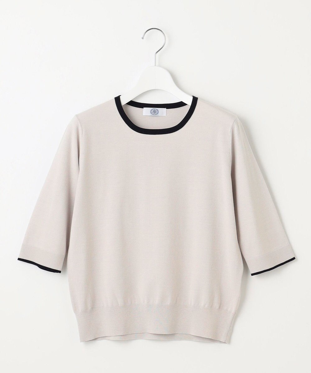 J.PRESS LADIES L 【洗える・ニットセット】TRIM TWIN ニット 