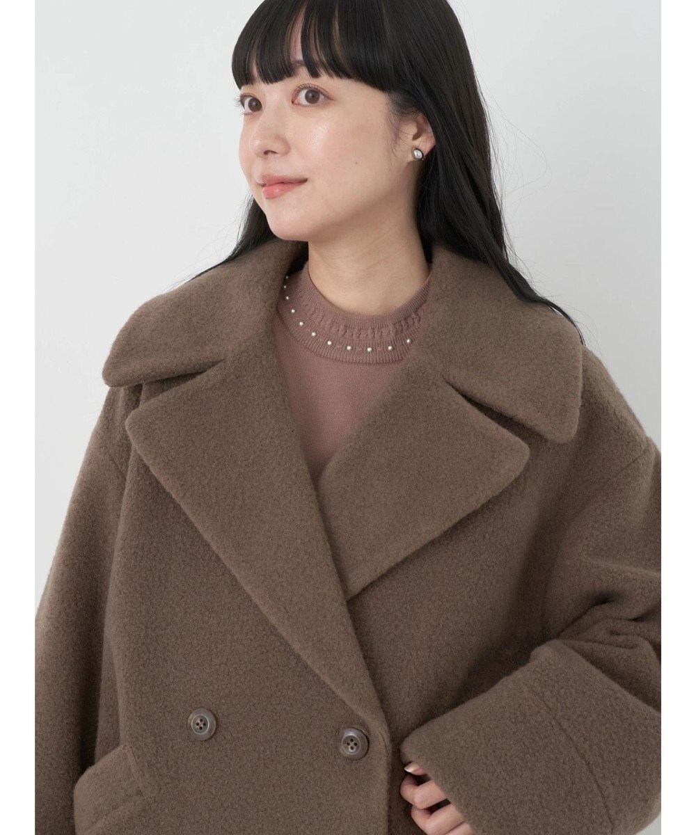 earth music&ecology ＢＩＧカラーコクーンコート 