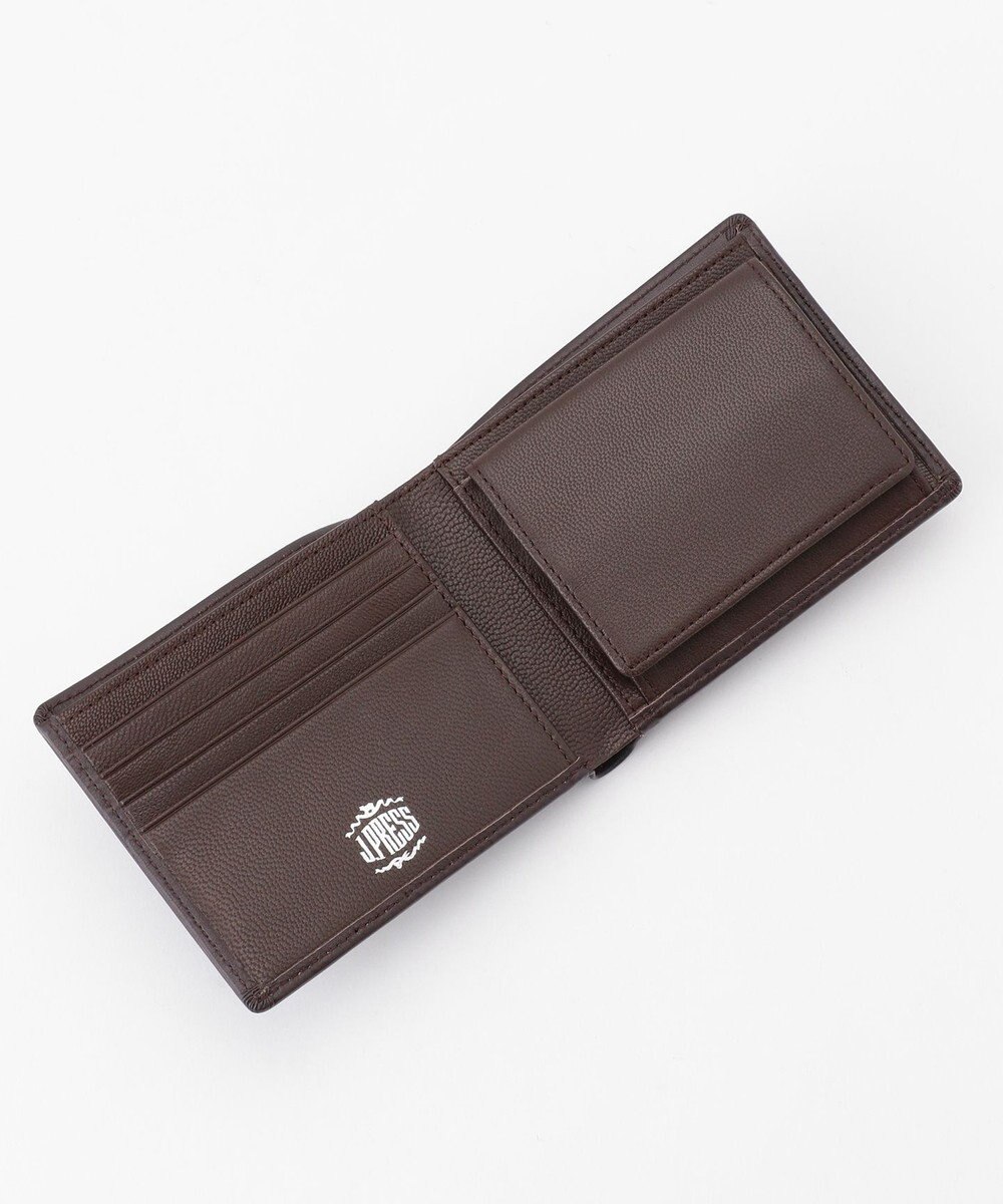 J.PRESS MEN 【MORPHO×J.PRESS】シープゴート 二つ折り財布(BOX小銭入れ付き札入) 