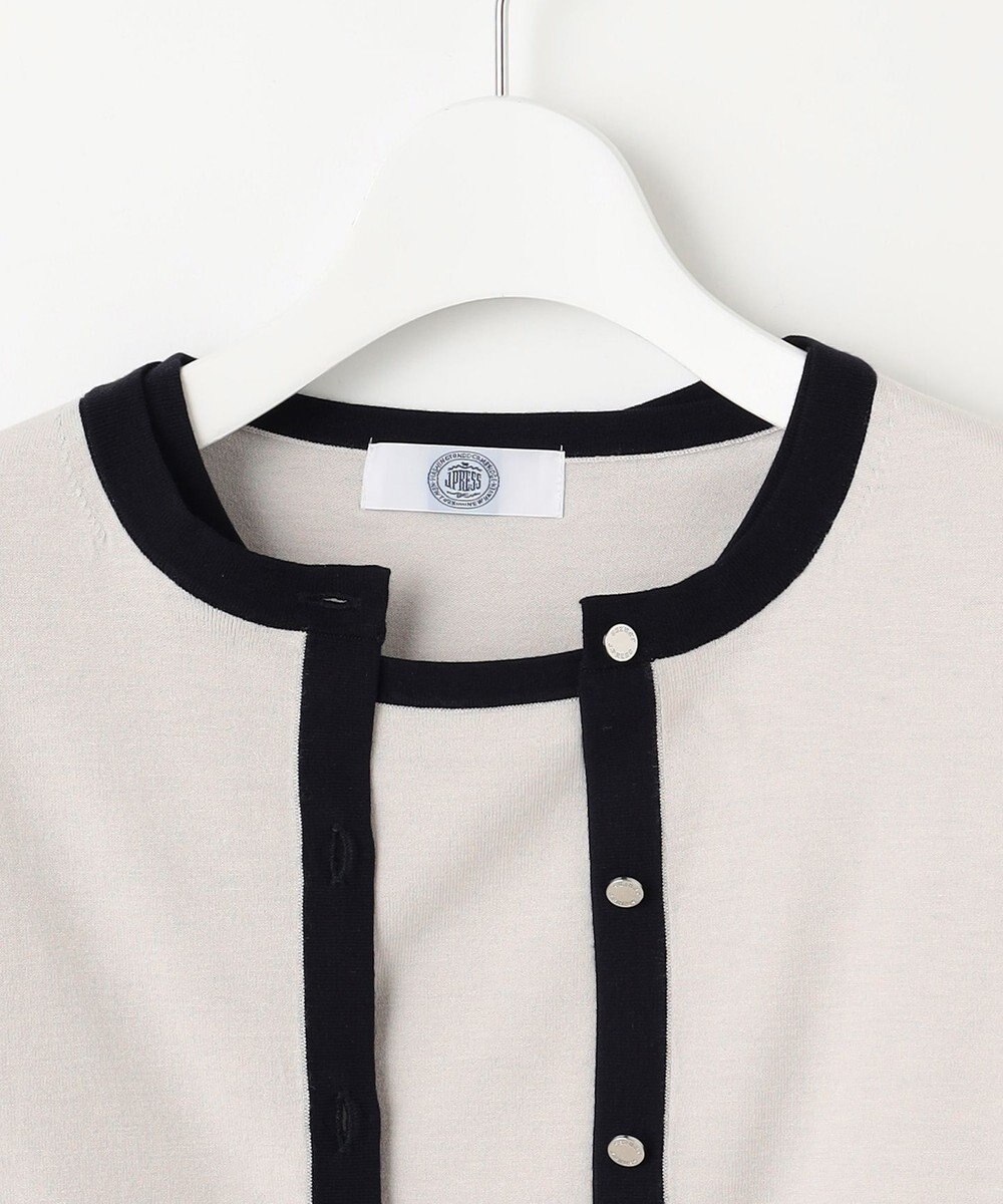 J.PRESS LADIES L 【洗える・ニットセット】TRIM TWIN ニット 