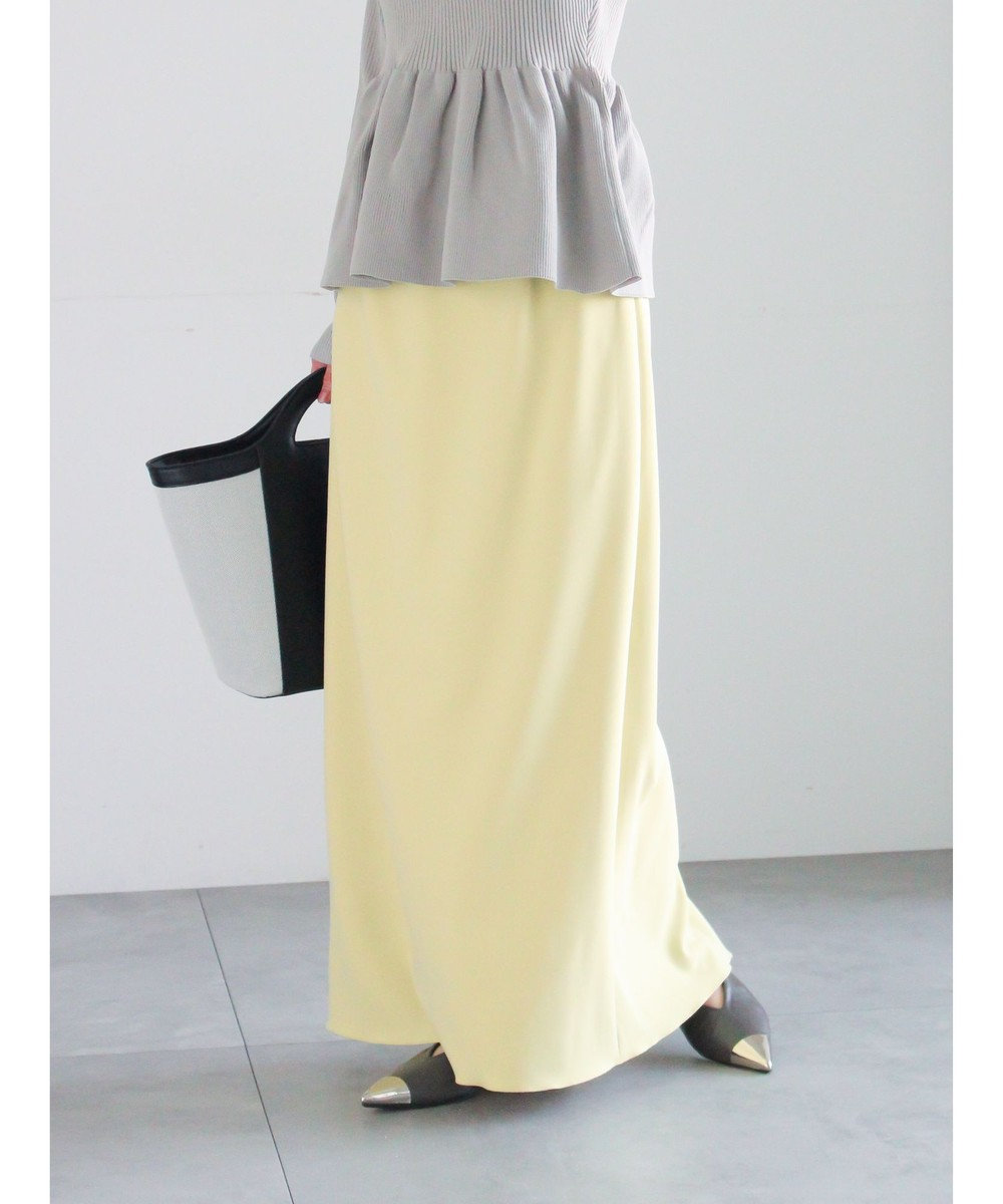 Te chichi ストレッチジョーゼットナロースカート《2026 spring catalog item》 