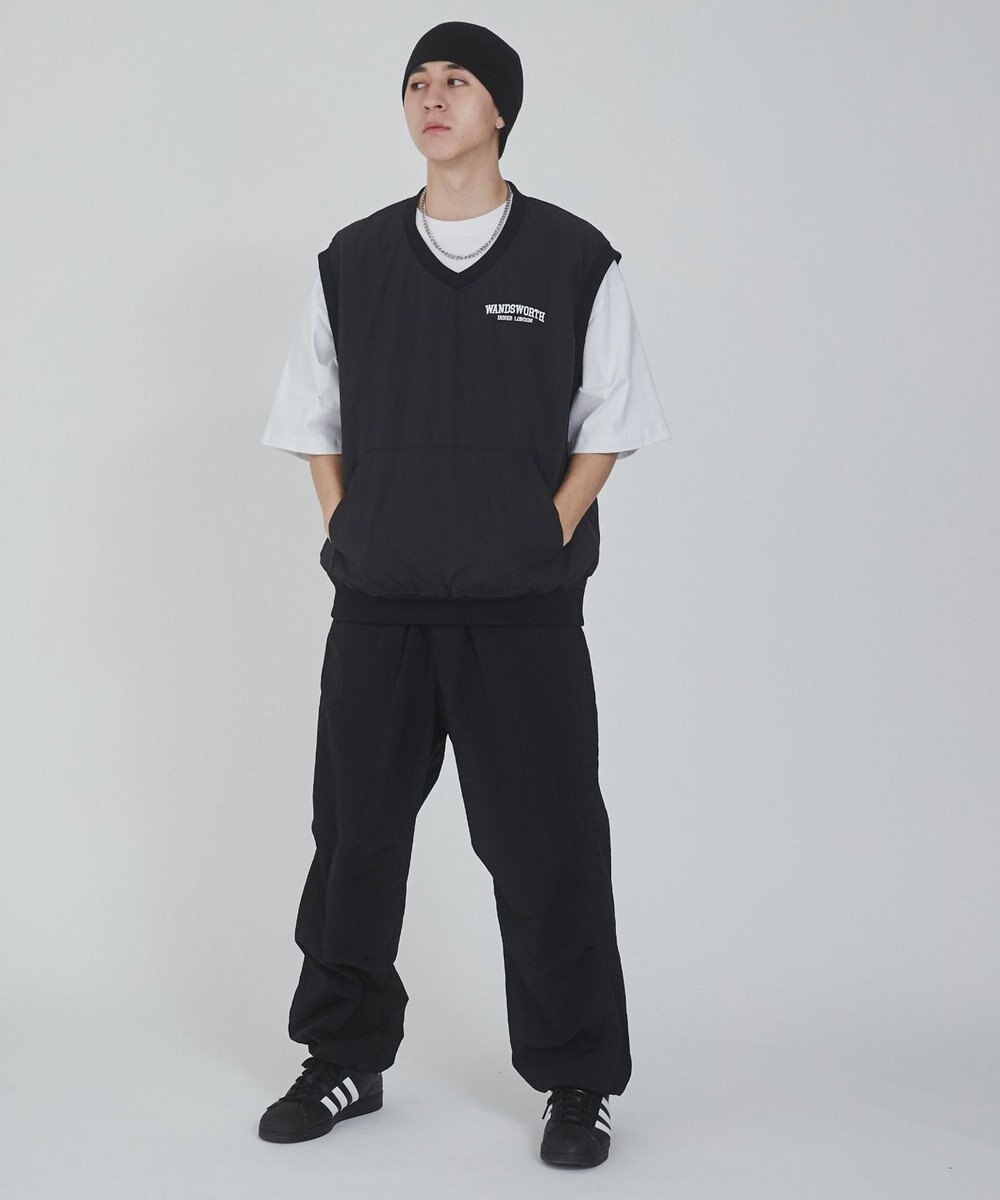 WEGO ナイロンVネックベスト 