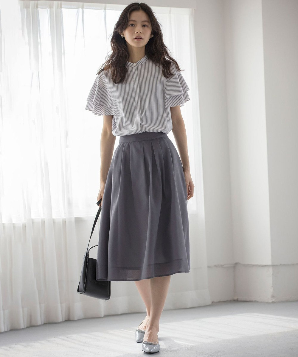 組曲 カラーボイル フレアスカート 