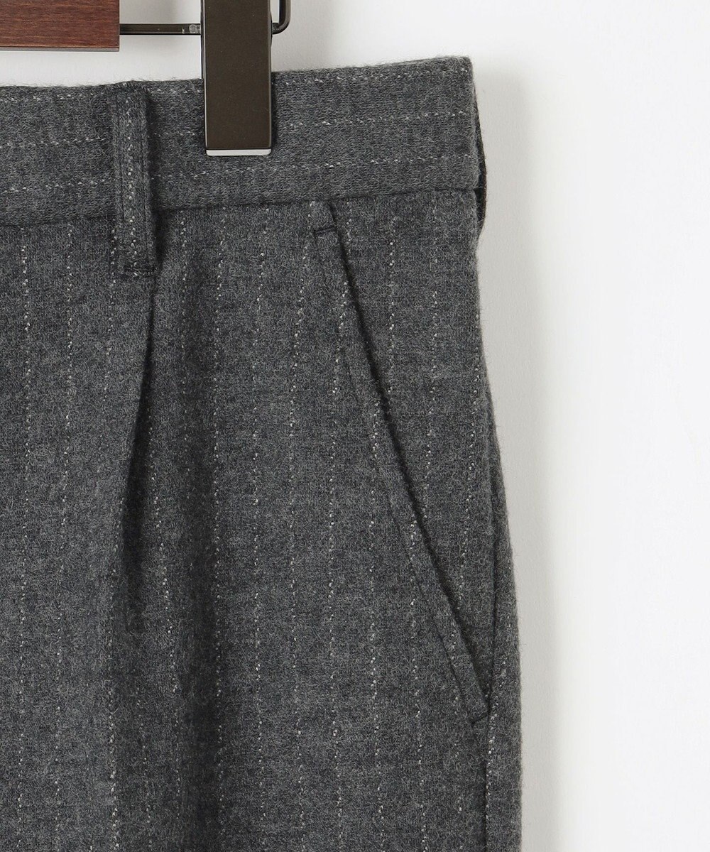 JOSEPH ABBOUD 【キングサイズ・軽量/ストレッチ/尾州産ジャージー素材】ウールミルドジャージータック パンツ 