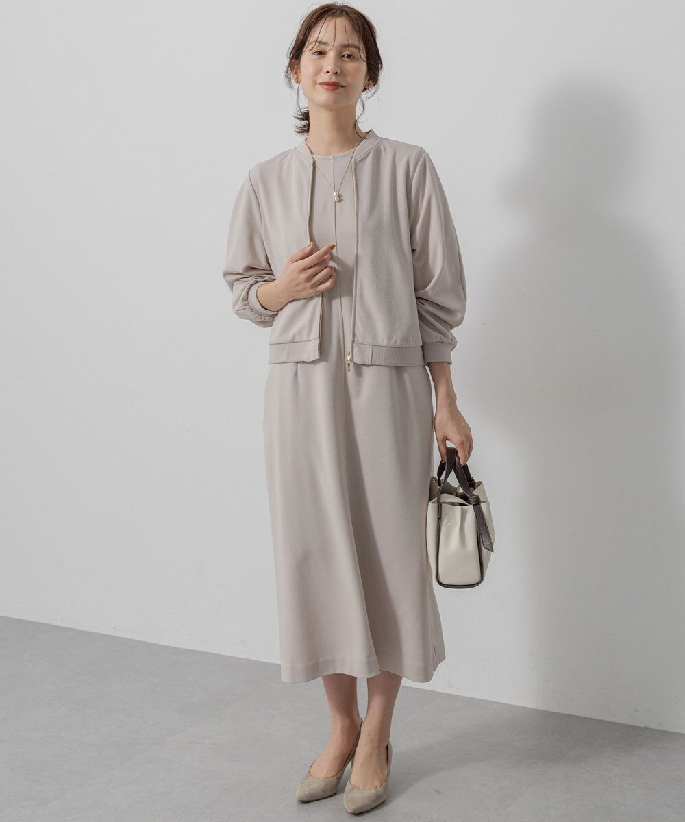 組曲 【ご好評につき追加生産！】ジョーゼットジャージー ブルゾン 