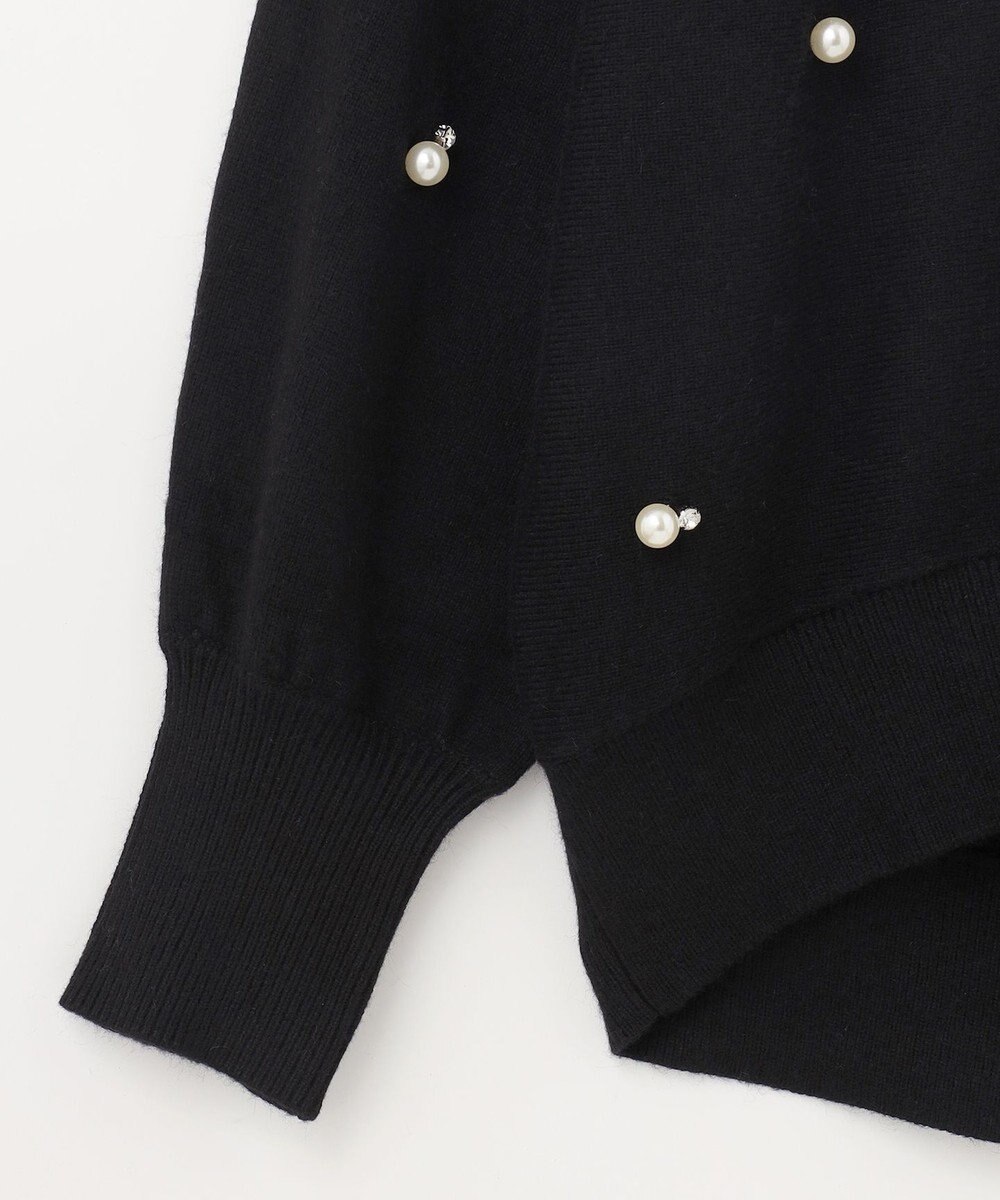 GRACE CONTINENTAL パールドットニットトップ 