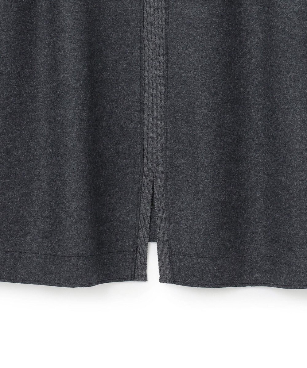 23区 S 【洗える】ウールミルドジャージー リブデザイン カットソー 