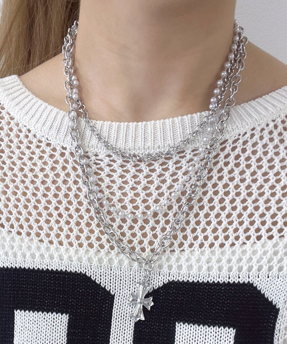 WEGO L3連クロスネックレス 