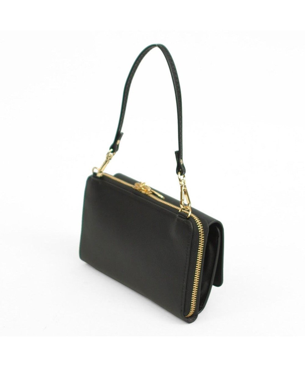 UNBILLION カシュカシュ cachecache / WEB限定カラーコンビウォレットショルダーバッグ 