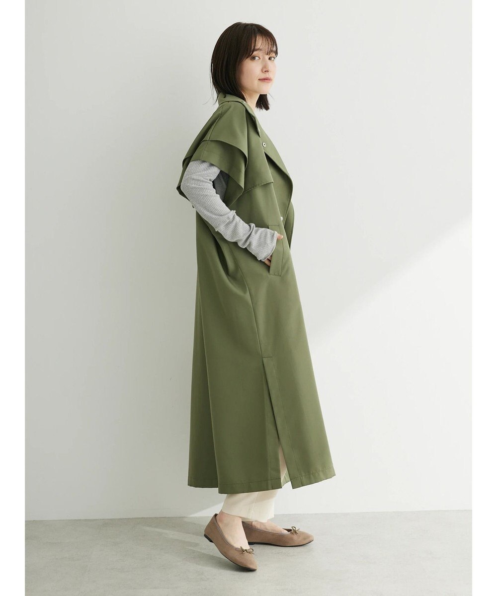 Green Parks ・ＥＬＥＮＣＡＲＥ　ＤＵＥ　トレンチロングベスト 