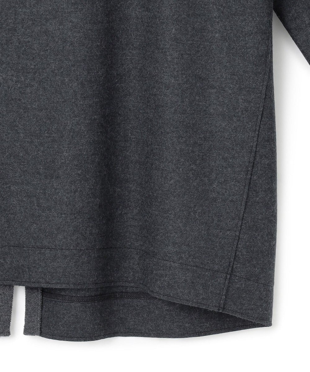 23区 S 【洗える】ウールミルドジャージー リブデザイン カットソー 