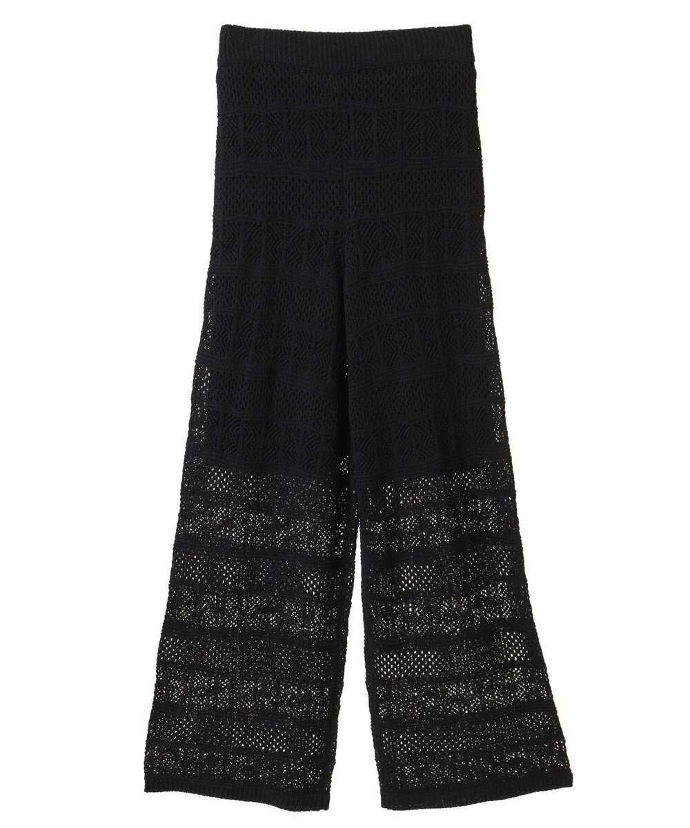 AMERICAN HOLIC レース編みニットパンツ 