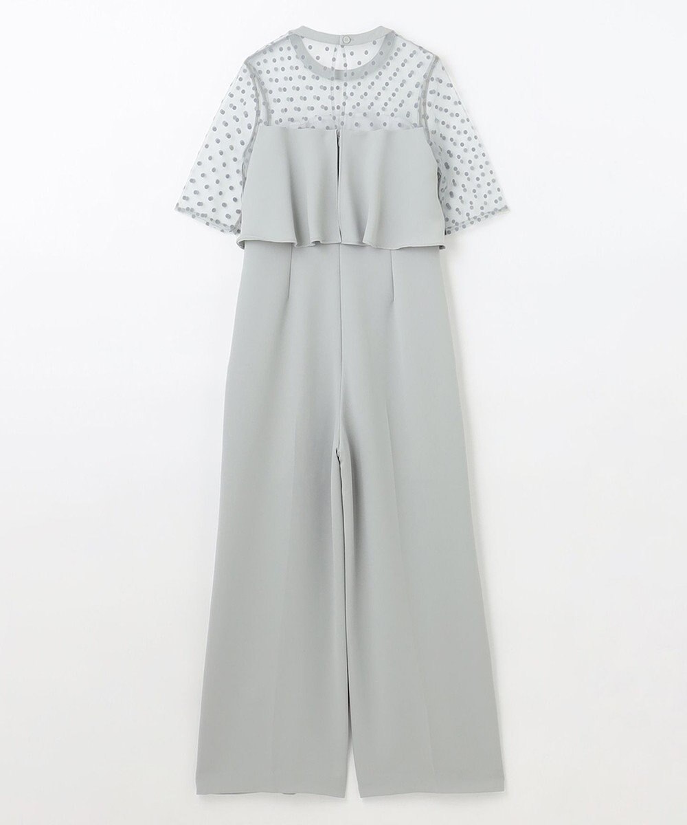 GRACE CONTINENTAL ドットチュールサロペット 