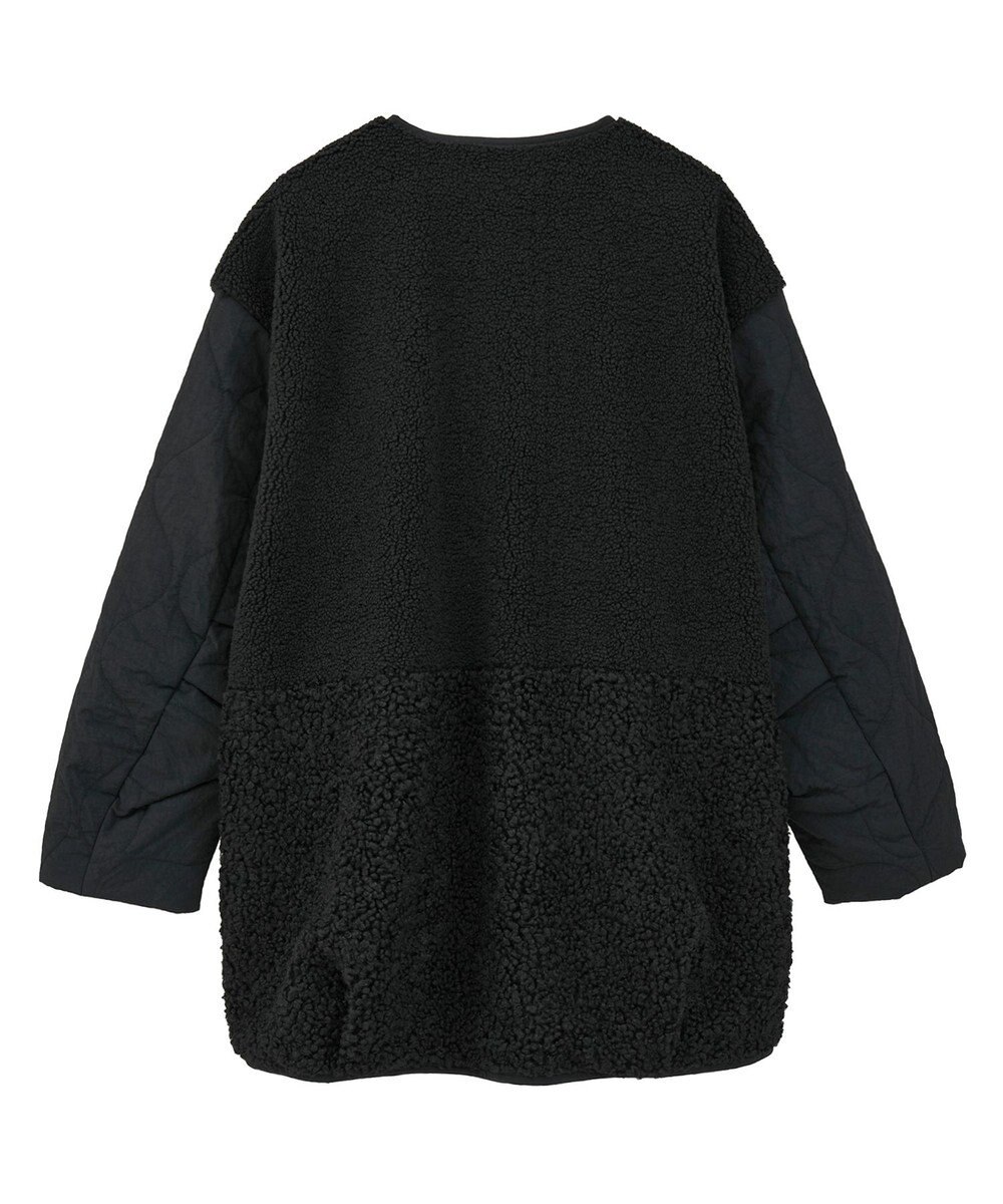 earth music&ecology ボアキルトミドルコート 