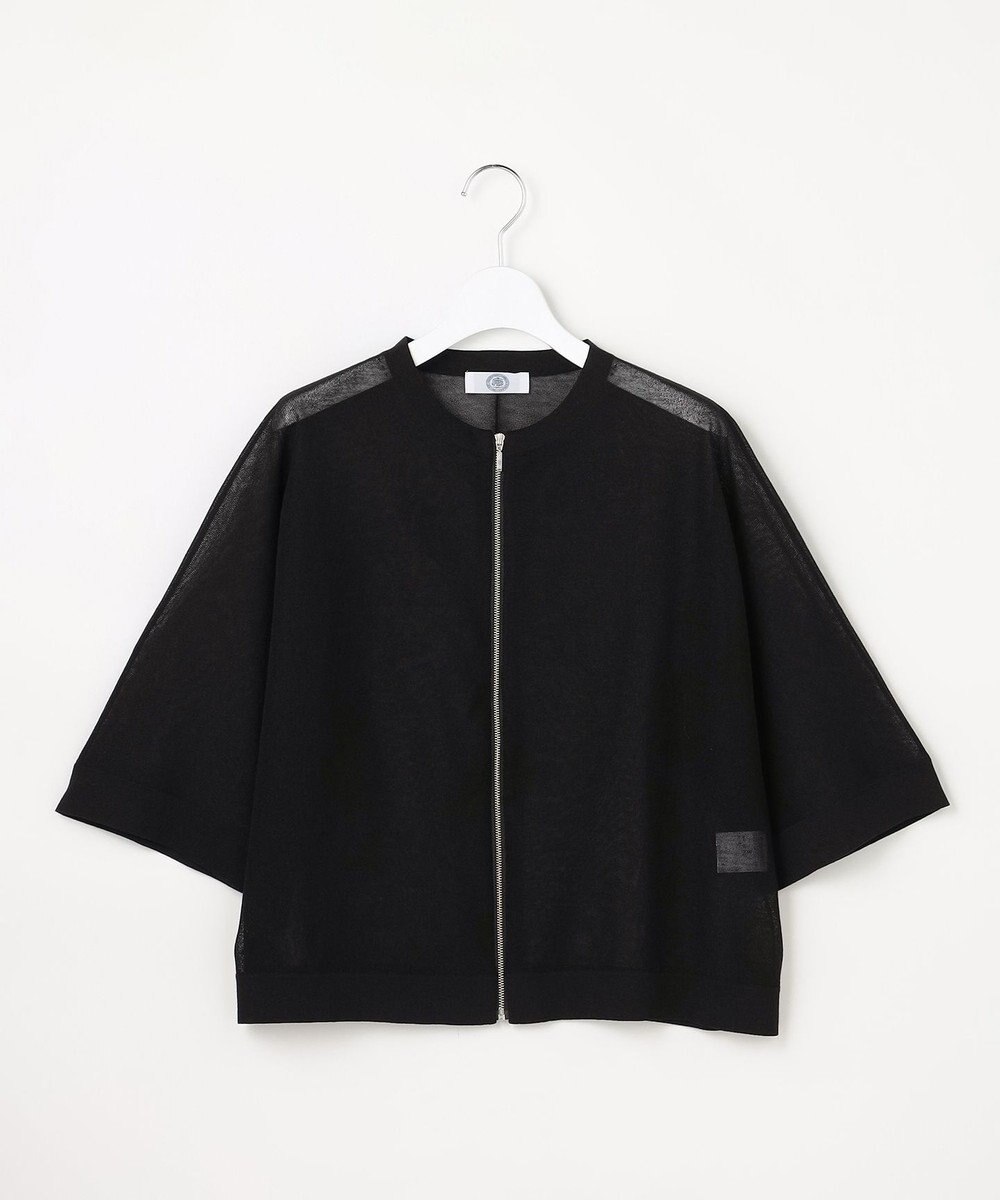 J.PRESS LADIES SHEER LIGHT KNIT ブルゾン 