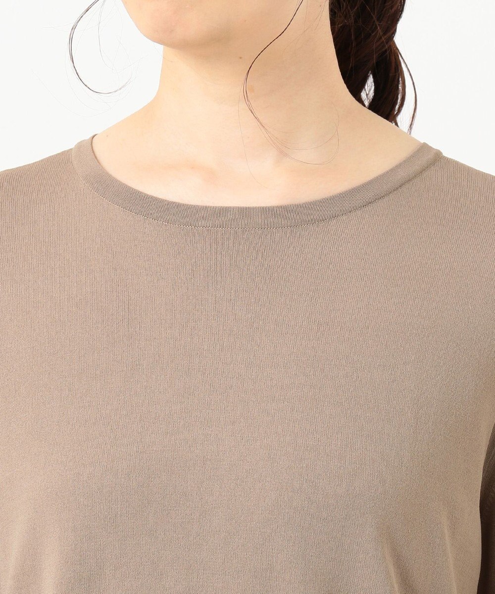 J.PRESS LADIES 【洗える】シャインバックキュプラ ニット 