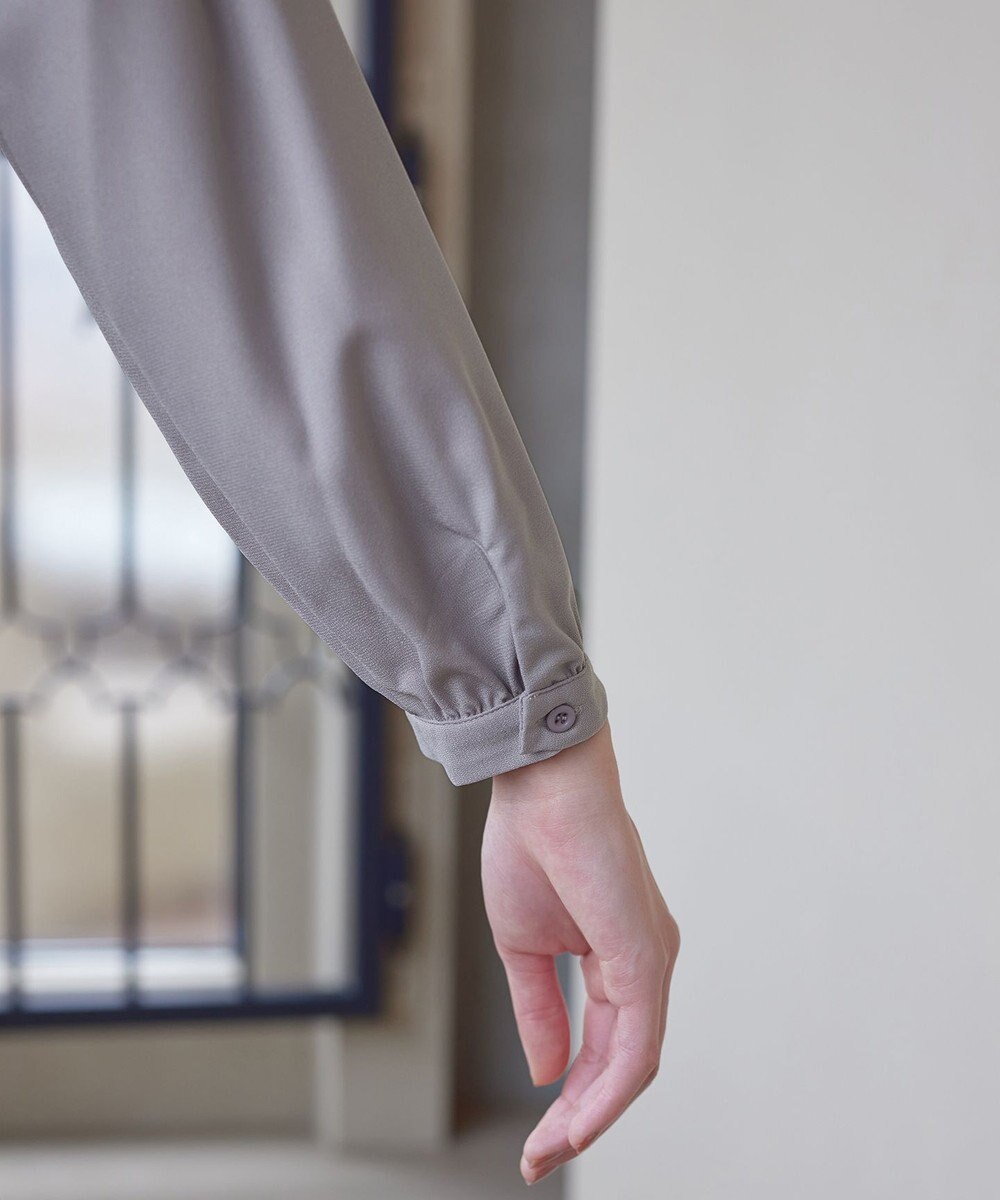 Tiaclasse 【洗える】ハイネックピンタックワンピース 