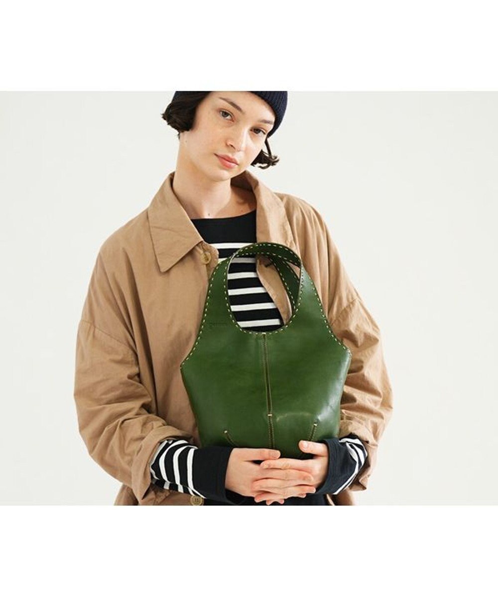 genten 【WEB限定カラー】ユーフラテス(boxバージョン) トートバッグ小 