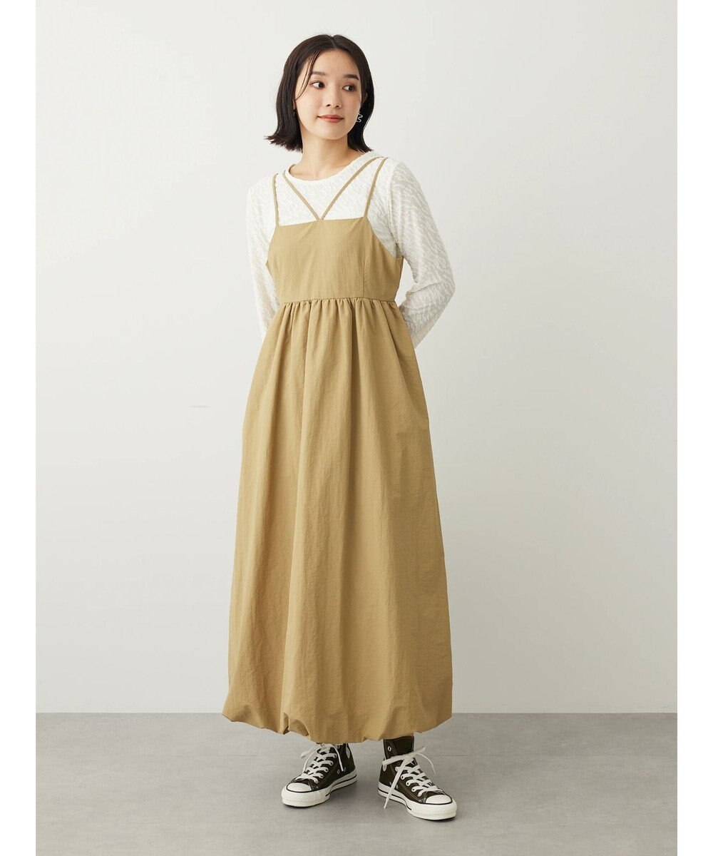 Green Parks ・ＥＬＥＮＣＡＲＥ　ＤＵＥ　バルーンキャミワンピース 