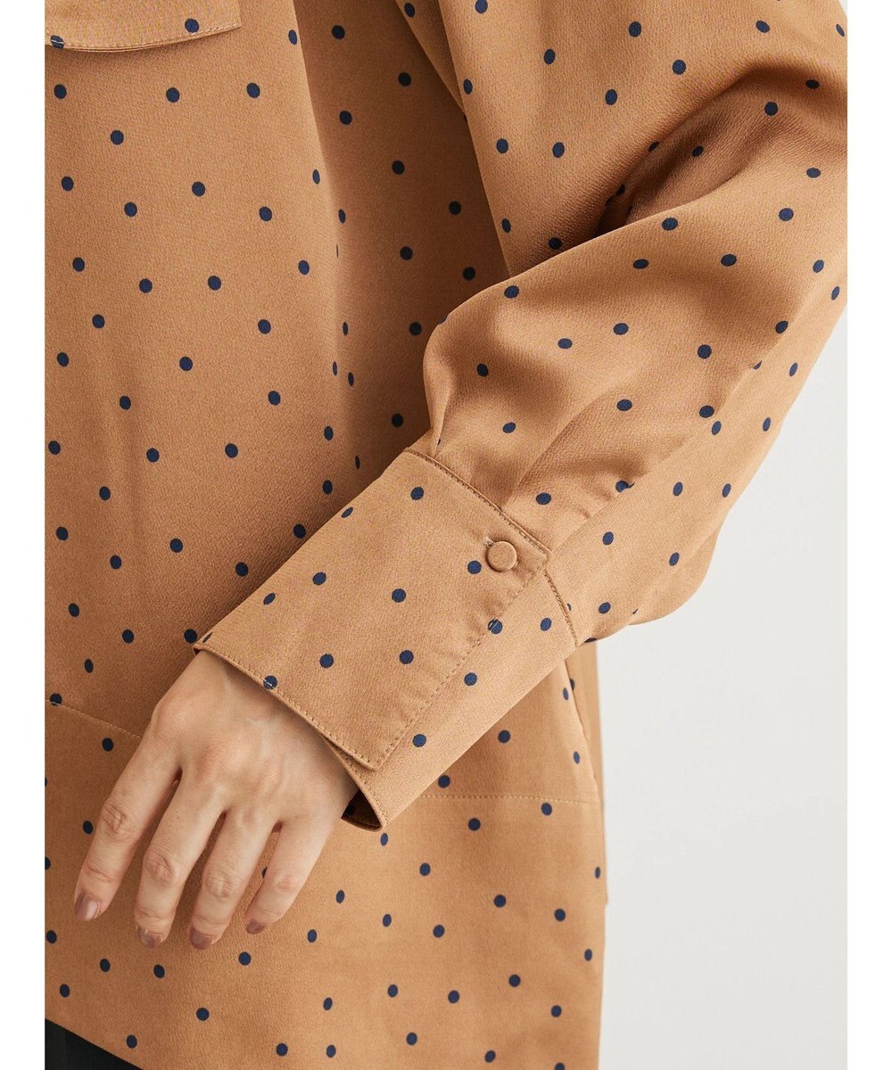 Green Parks Ｂ．ドットリボンブラウス 