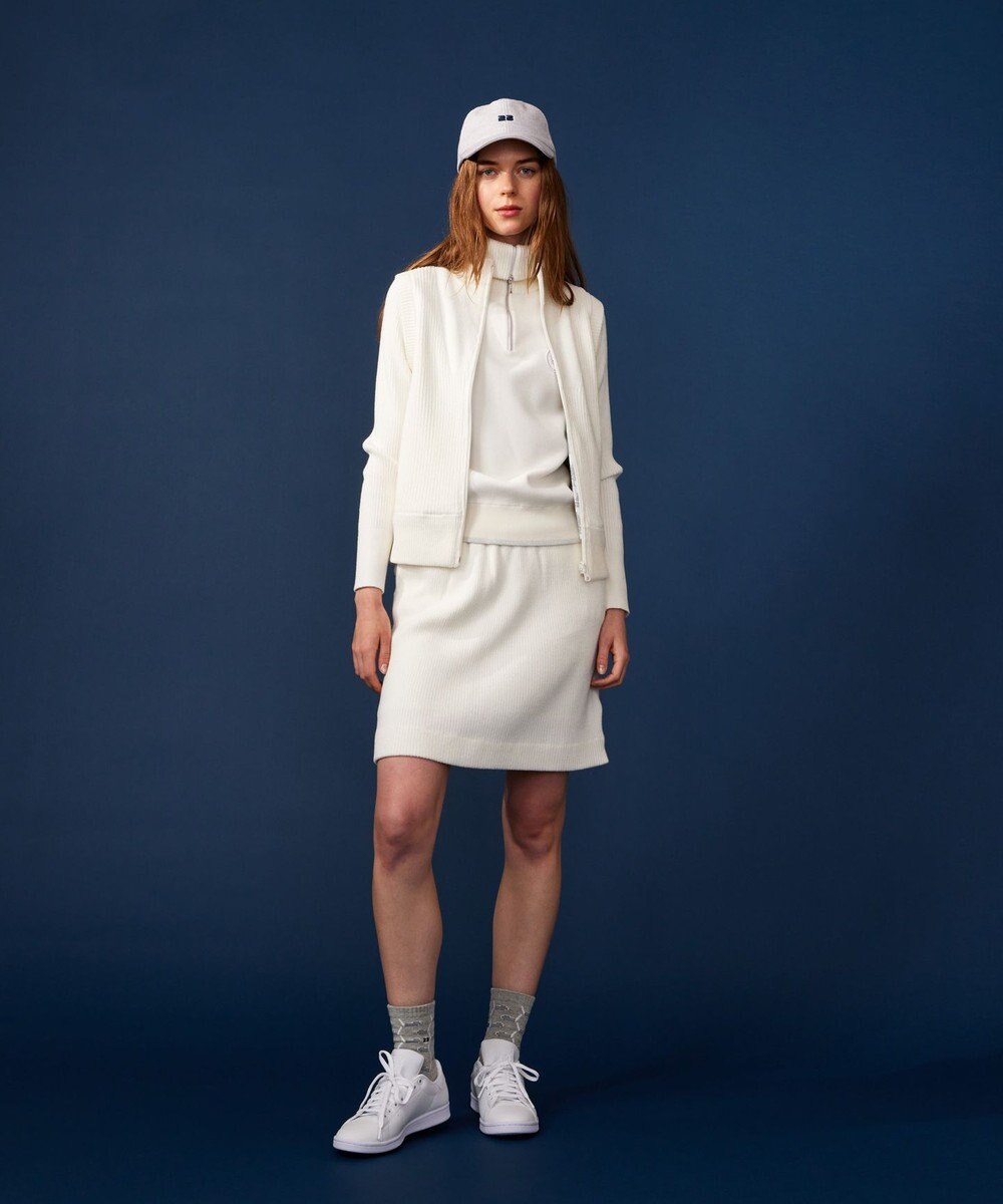 23区GOLF セットアップ可【WOMEN】ストレッチモール ニット スカート 