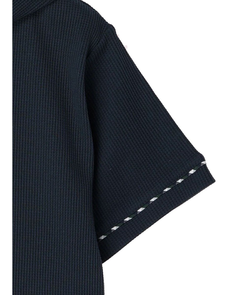 Green Parks チェックポイントワッフルプルオーバー 