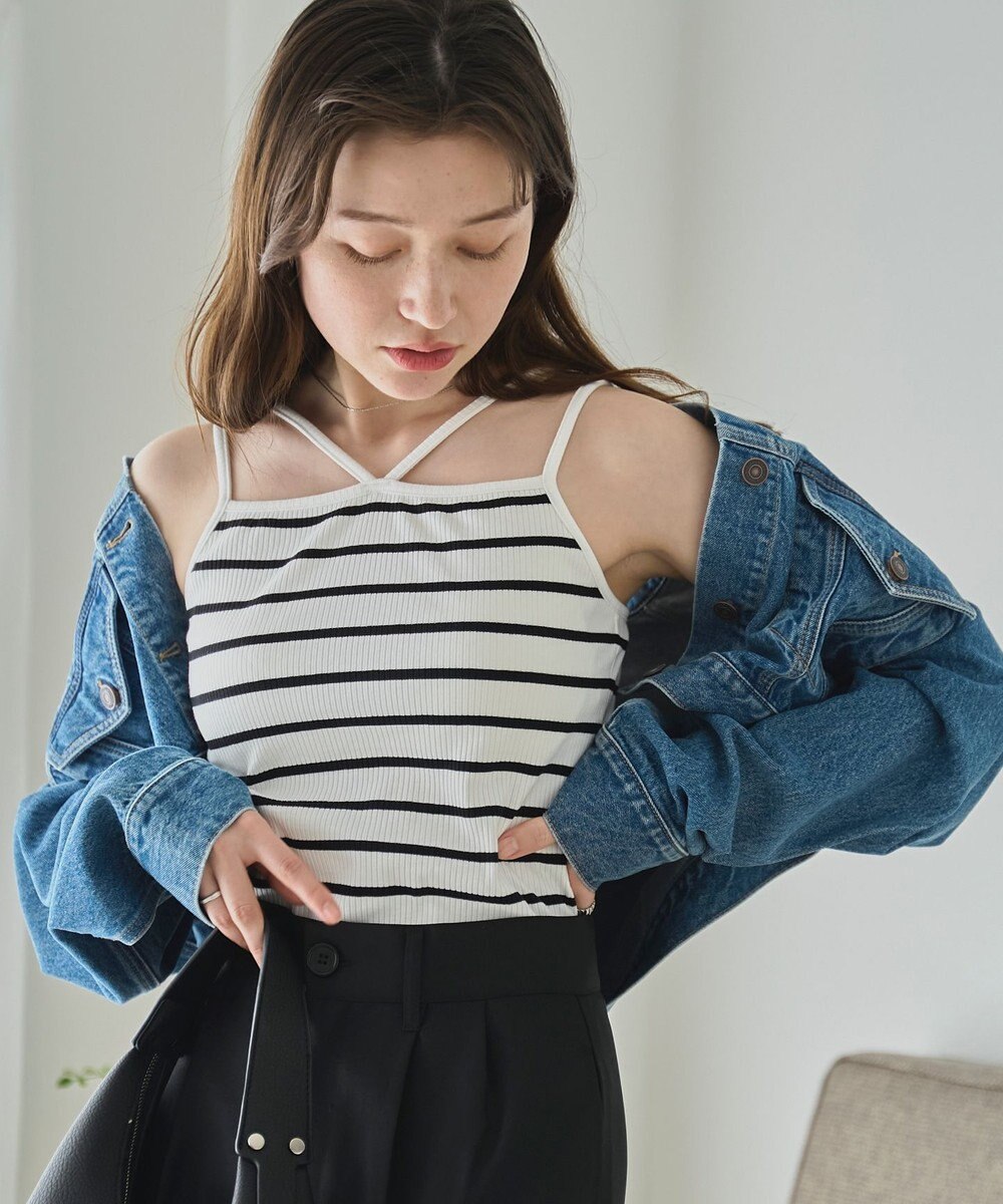 WEGO 【カップ付き】nachumoreホルターネックキャミ 