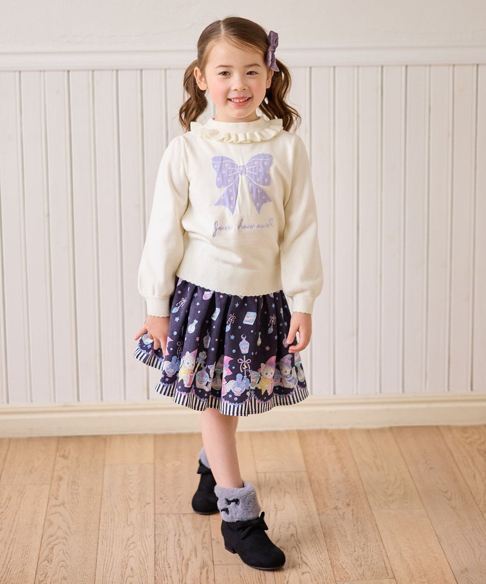 ANY KIDS マジカルキャットフレアスカート 