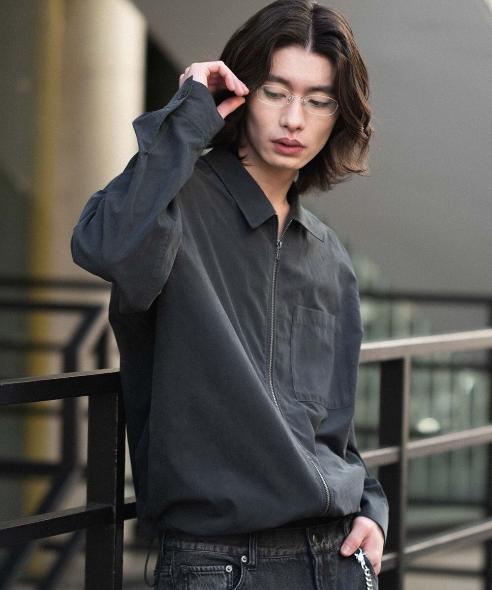 WEGO 【ユニセックス着用ITEM】フェイクスウェードシャツジャケット 