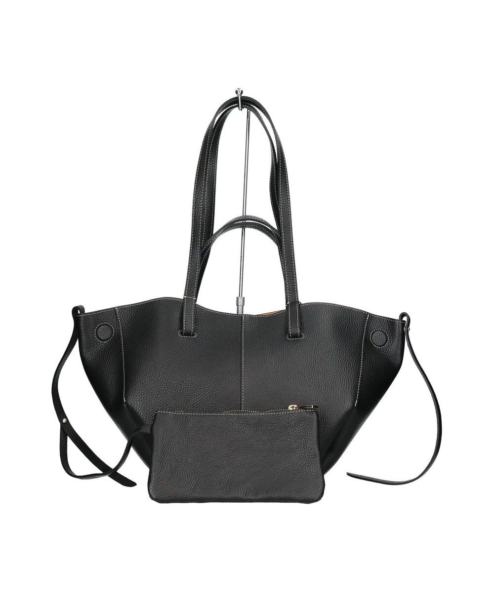 INTER-CHAUSSURES 【ANDREA CARDONE】センターシームレザーハンドバッグ 