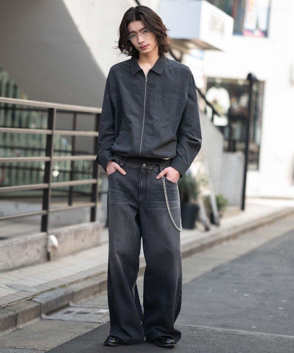 WEGO 【ユニセックス着用ITEM】フェイクスウェードシャツジャケット 