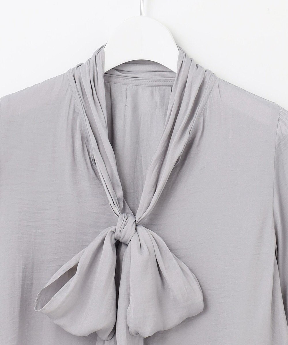 Feroux 【洗える】リボンタイ ブラウス 