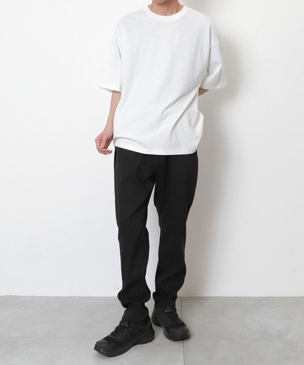 WEGO 【接触冷感/吸水速乾/ストレッチ/ウエスト紐/らくらくのびる/MLサイズ展開】カルゼレギンスアンクルパンツ 